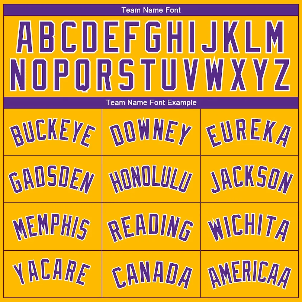 Custom Gold Purple-White Side Panel Abstract Lines Authentic City Edition Basketball Jersey - Image 3