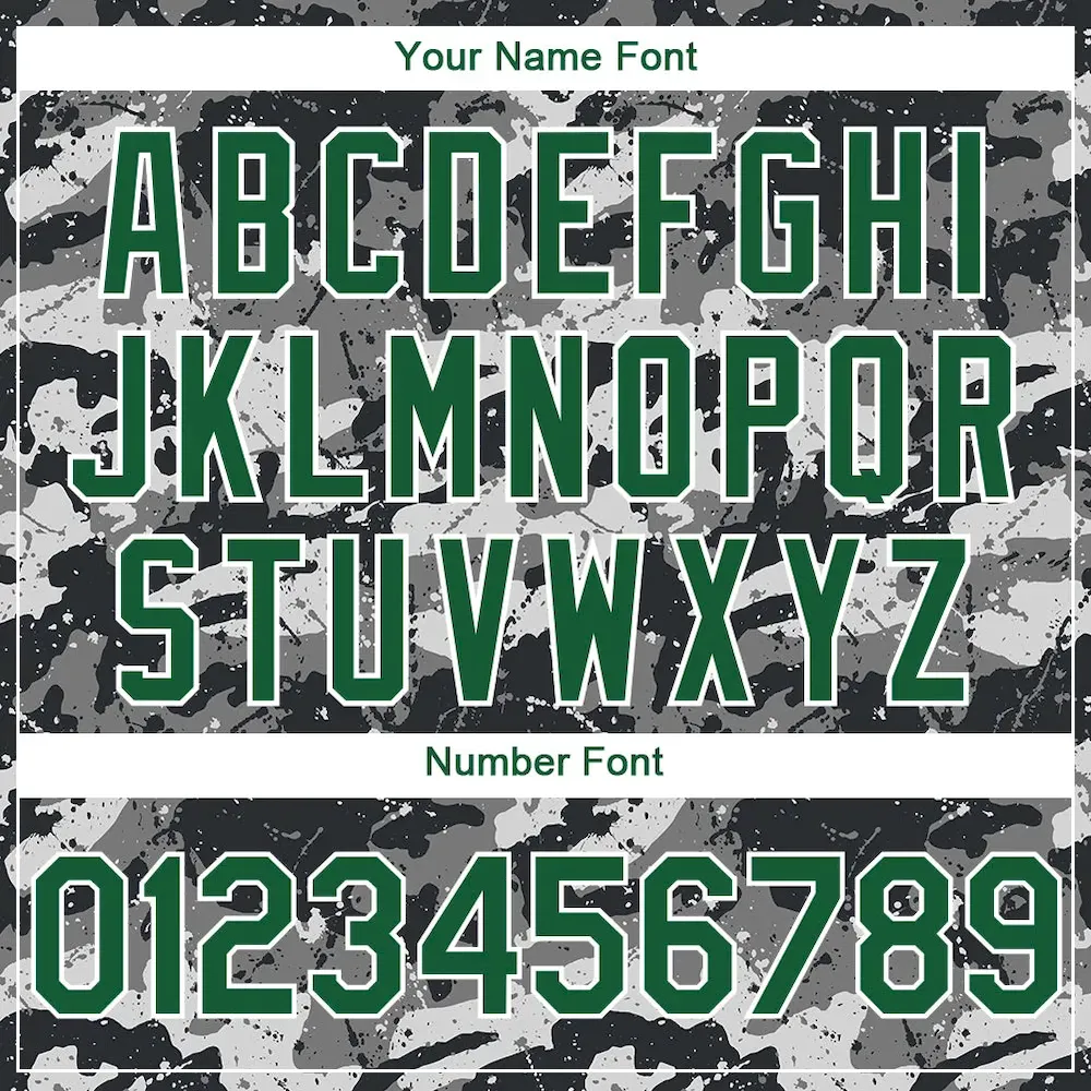 Custom Stitched Camo Kelly Green-White 3D Suriname Surinamese Flag Sports Pullover Sweatshirt Salute To Service Hoodie - Image 4