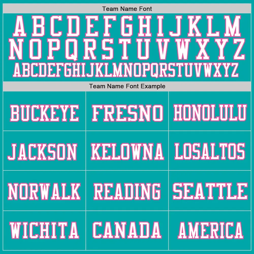 Custom Aqua Pink-White Mesh Authentic Throwback Football Jersey - Image 3