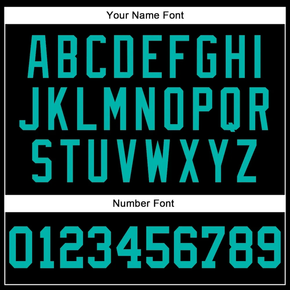 Custom Black Aqua Authentic Throwback Basketball Jersey - Image 4