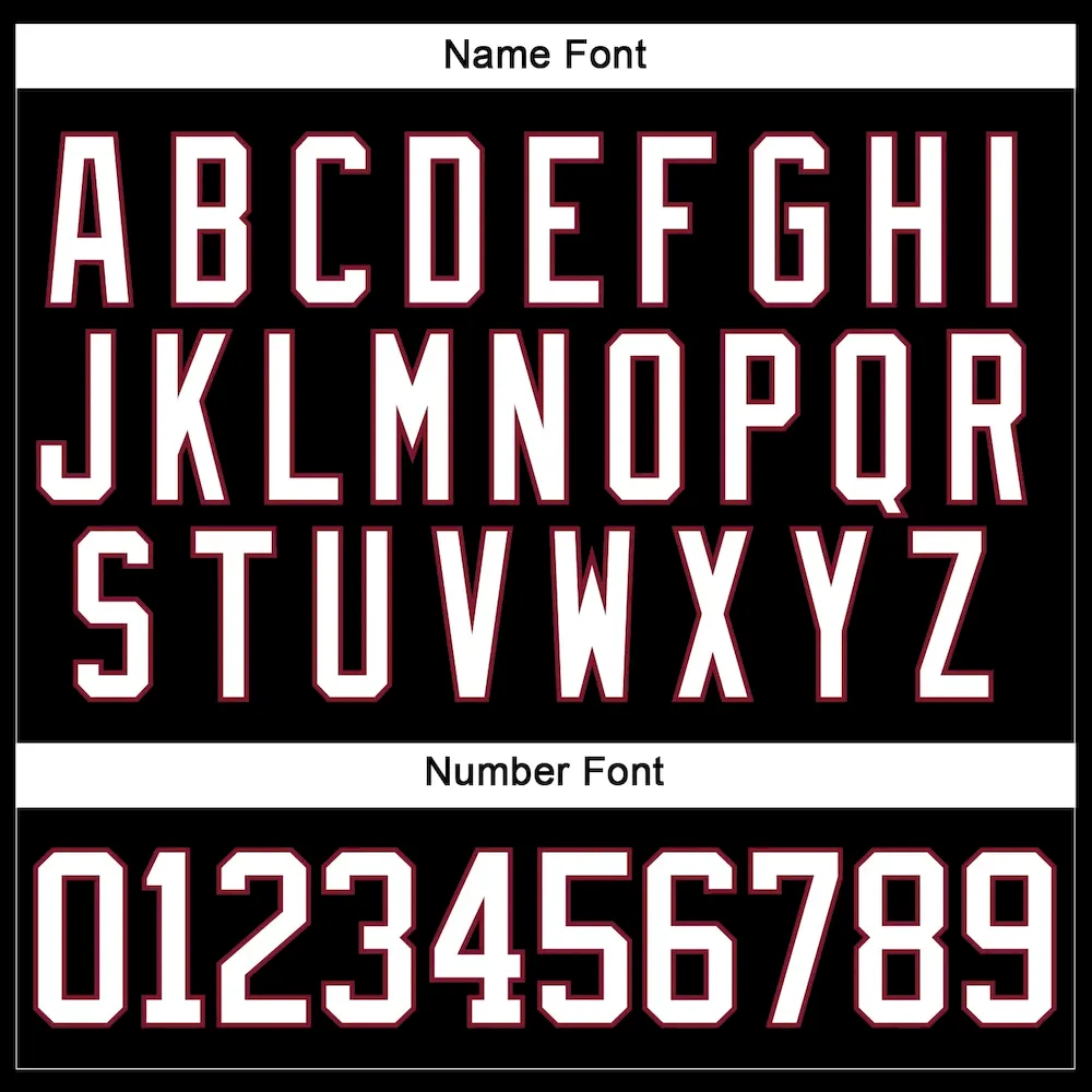 Custom Black White-Crimson Hockey Lace Neck Jersey - Image 5