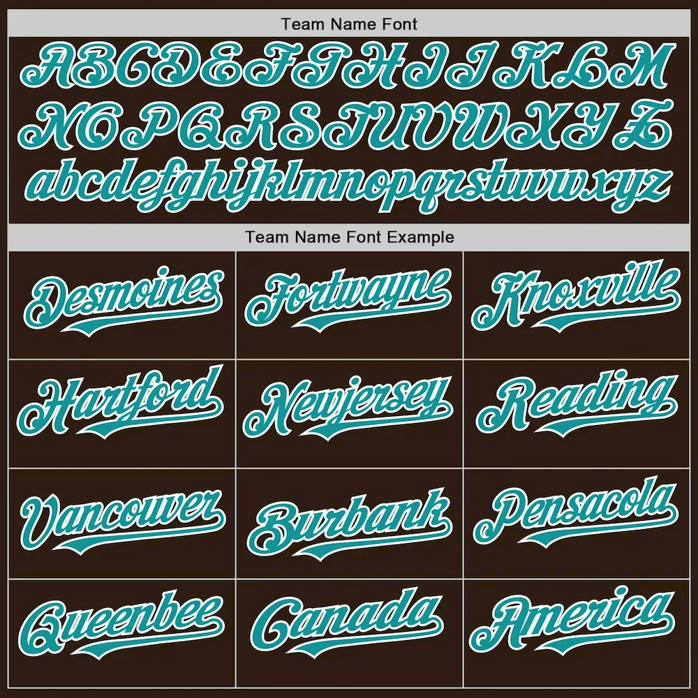 Custom Brown Teal-White Bomber Full-Snap Varsity Letterman Hoodie Jacket - Image 4
