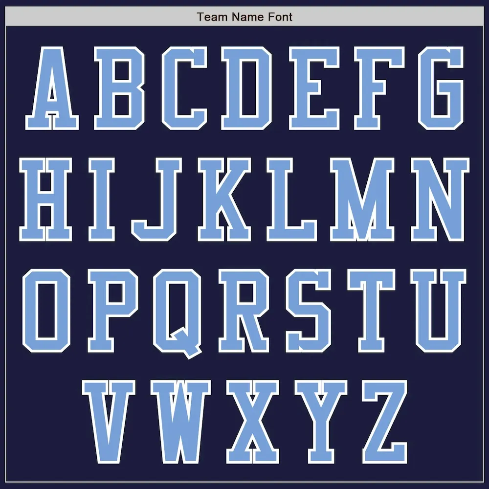 Custom Navy Light Blue-White Bomber Varsity Letterman Two Tone Zipper Jacket - Image 4
