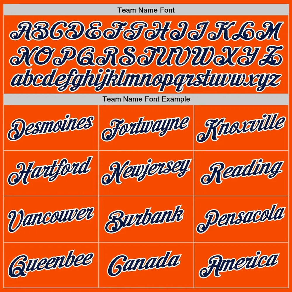 Custom Orange Navy-White Authentic Throwback Basketball Jersey - Image 5