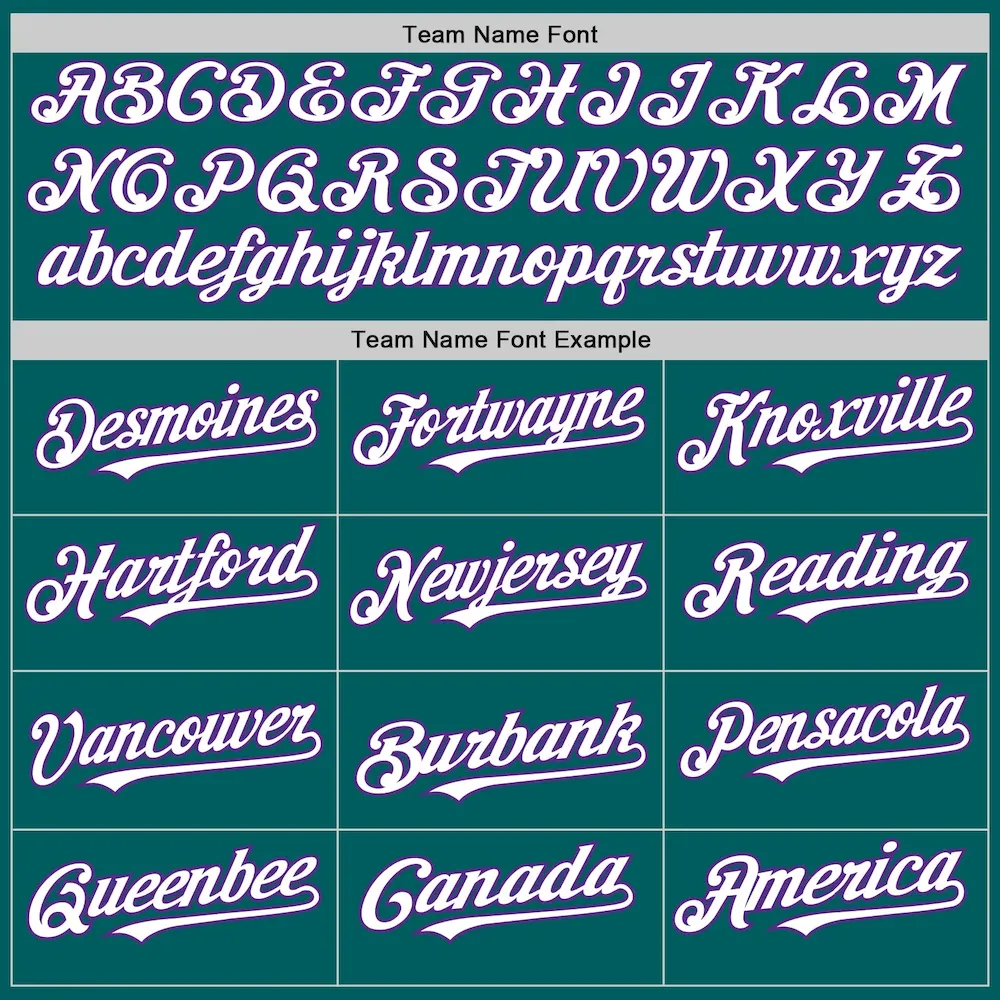 Custom Teal White-Purple Authentic Sleeveless Baseball Jersey - Image 3