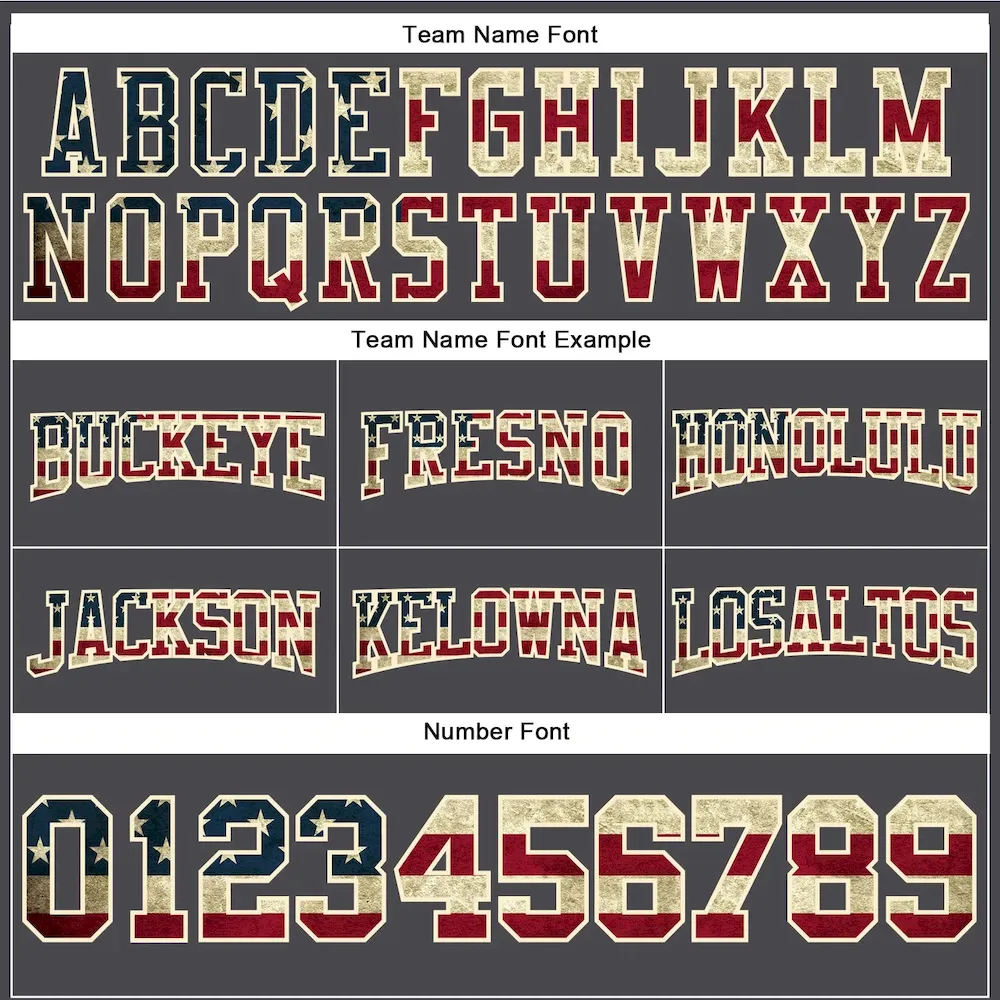 Custom Stitched Steel Gray Vintage USA Flag Cream-Crimson Football Pullover Sweatshirt Hoodie - Image 3
