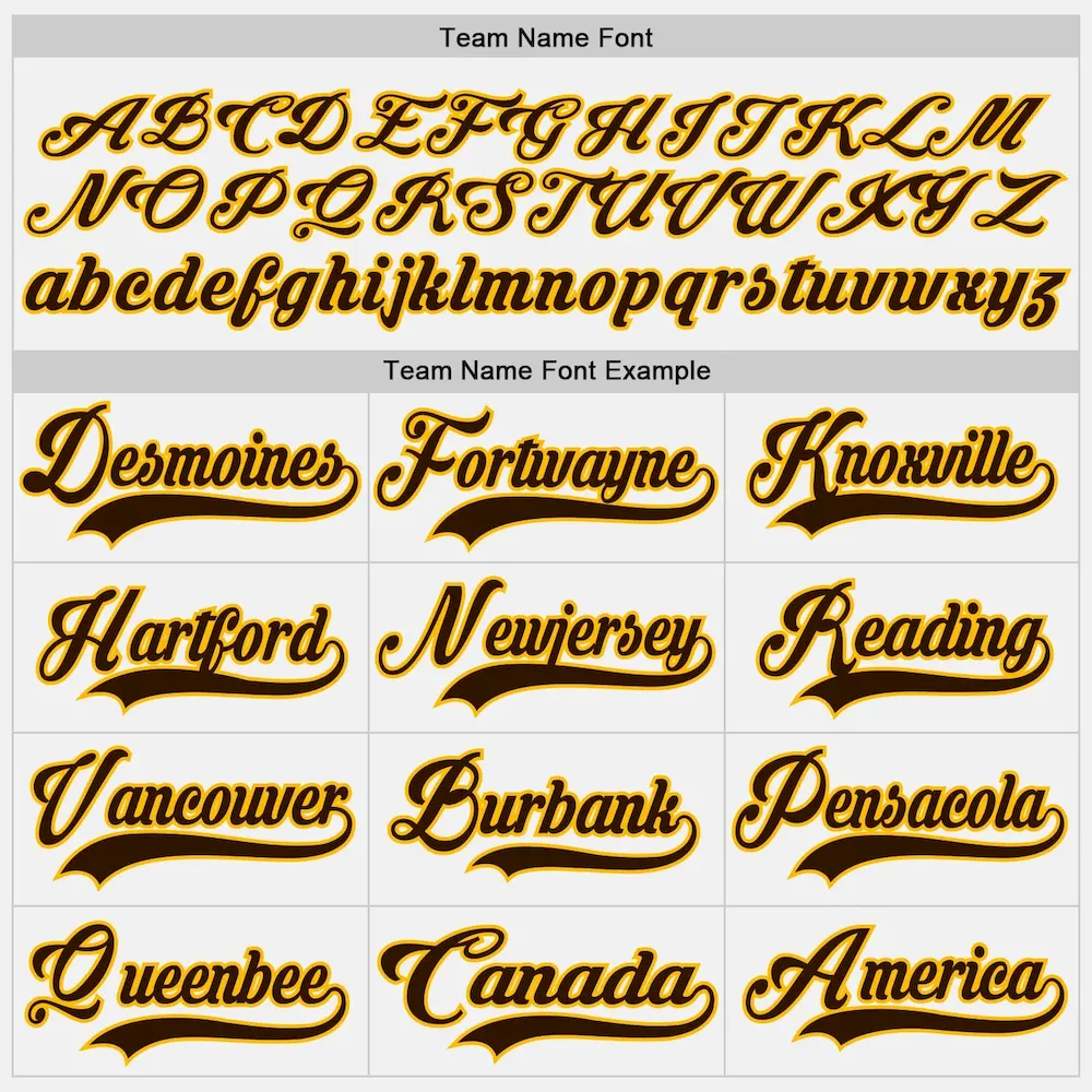 Custom White Brown-Gold Hockey Lace Neck Jersey - Image 4